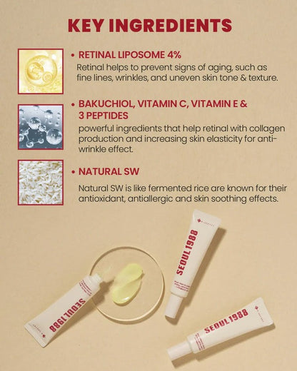 SEOUL 1988 Eye Cream : Retinal Liposome 4%